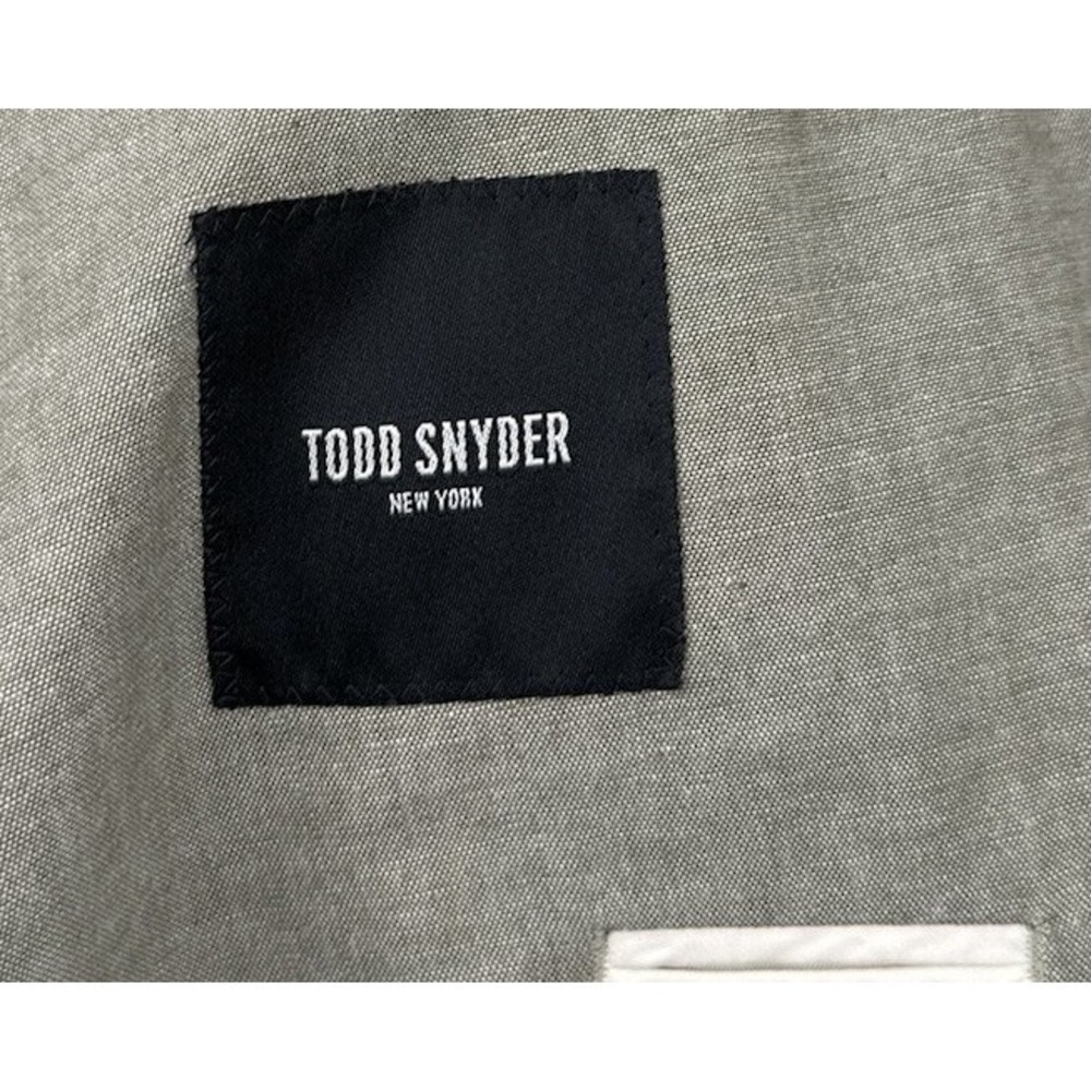 Todd Snyder Half Lined Three Looms Japanese Cotton Fabric Blazer Size‎ Mens 42R - Picture 5 of 9
